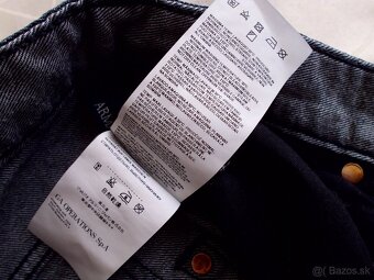 Armani pánske krátke riflové elastan nohavice M-L (34) - 6