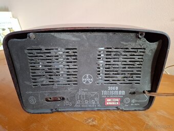 Talisman 306U mensie bakelitove radio - - 6