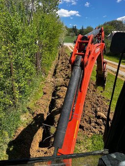 Zemné a výkopové práce, Minibager, nákladná doprava bager - 6