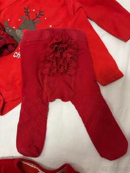 Vianočné oblečenie 62 (0-3 mesiace) - 6