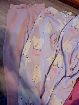 Zateplené tepláky HandM - veľ. 134 - 6