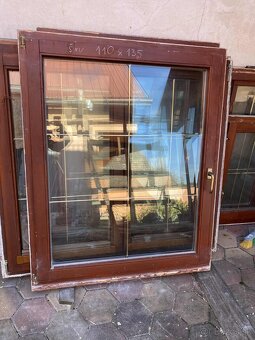 Predám použité eurookná drevene - 6