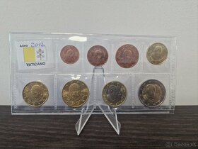 Vatikan UNC sada 1 cent - 2€ euro, mince s narodnym motivom - 6