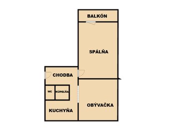 NA PRENÁJOM 2-izbový byt Žilina Hliny V, balkón - 6
