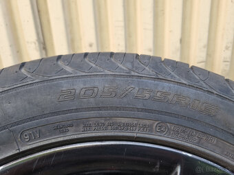 Alu disky BMW 5x120 7Jx16 ET31 + letné pneu 205/55 R16 - 6