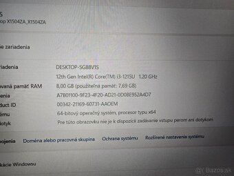 Asus Vivobook 15 model 2024 s 8 gb ram intel i3 procesorom 1 - 6
