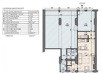 Na predaj obchodný/administratívny priestor so služobným byt - 6