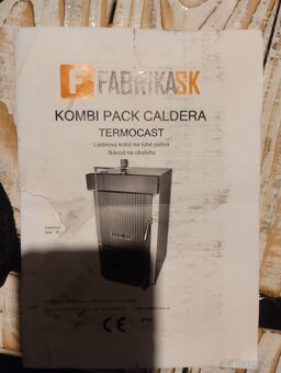 Predám el. liatinový kotol kombi pack Caldera - 6