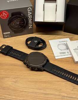 Garmin Fenix 8 51mm Sapphire Solar Carbon Grey - nové - 6