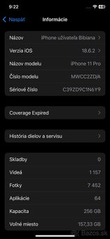 Apple Iphone 11 pro 256GB, midnight green, rozbity displej - 6