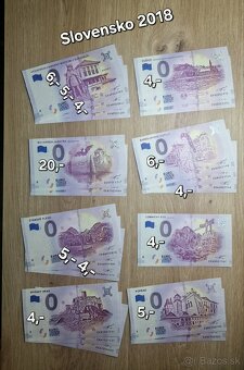Na predaj - 0 Eurosuvenírové bankovky rôznych štátov sveta. - 6