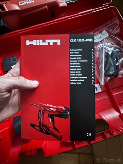Plynová klincovačka Hilti GX120-ME - 6