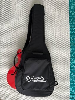 D'Angelico Premier DC Stop-bar Tailpiece Fiesta Red - 6