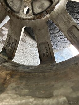 4ks Originál disky volkswagen 5x112 r17 z tiguanu 215/65 - 6
