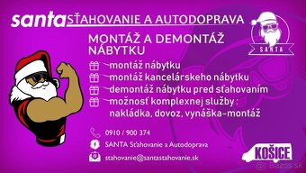 SŤAHOVANIE PREPRAVA VYPRATÁVANIE MONTÁŽ NÁBYTKU BÚRANIE - 6