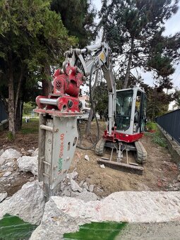 Zemné, výkopové a búracie prace s minibagrom - 6