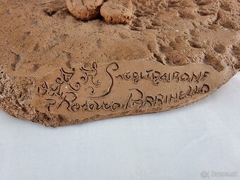 Starožitné terakotové súsošie - 32 /32 cm - 6