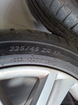 Hliníkové disky s letnými pneumatikami. - 6