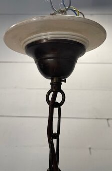 Luster mosadzný päťramenný . - 6