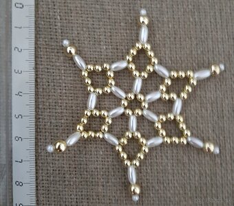 Korálkové ozdoby na stromček - 6