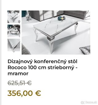 Predám Barokový konferenčný stolík do obývačky - 6