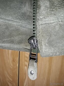 Mustang Kožená bunda zelená na zimu - 6