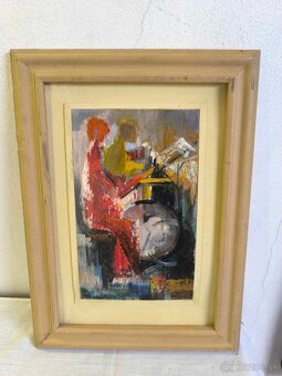 Olejomaľba na kartone - 6