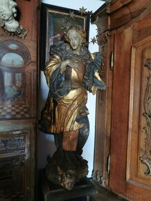 Baroková drevorezba Mária Immaculata - 6