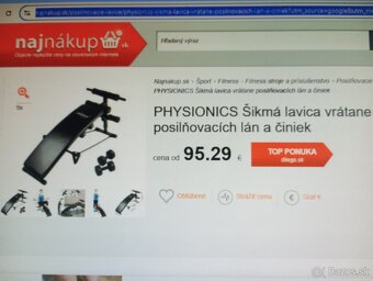 Šikmá lavička na brucho+Hyperextenzia DELTA SPORT-za 1/3ceny - 6