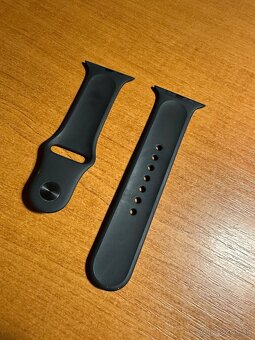 apple watch SE Space Gray Aluminum Case Black Sport Band - 6