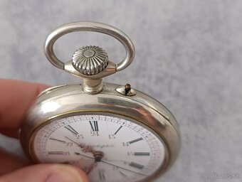 Velmi zajímavé a moc pěkné masivní kapesní hodinky COLOMBOP - 6