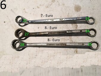 Hasáky a blitzky vidlicové a očkové klúče - 6