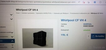 Uhlíkove filtre Whirlpool - 6