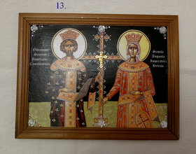 Staré ikony svätých v drevených rámoch - 6