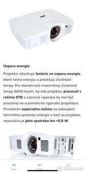 Projektor OPTOMA Full 3D 1080p HDMI DLP - 6