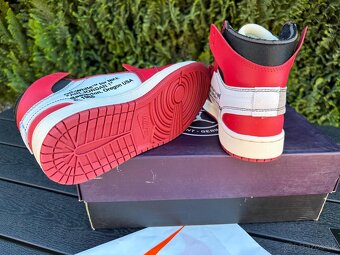 Nike Jordan 1 Retro High Off White Chicago Varsity Red White - 6