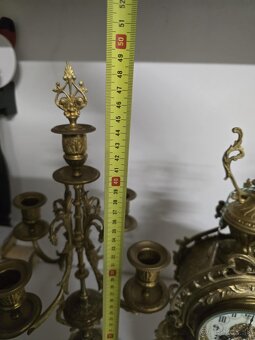 Starozitne krbove hodiny a svietniky.....cislo 13 - 6