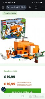 Lego Minecraft rozne druhy - 6