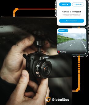Autokamera GlobalSec Full HD mini a GS e-tag - 6