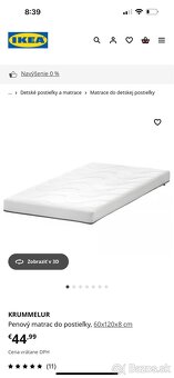 Predám detskú postieľku s matracom - 6