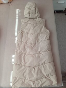 Béžová dlhšia vesta Reserved - 6