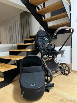 CYBEX PLATINUM PRIAM LUX CARRY COT Deep Black - 6