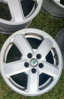 Alu kola 5x100 R15 Škoda - 6
