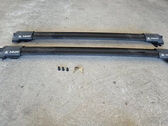 Strešný nosič Aguri Prestige II + 2x nosič na bicykel Aguri - 6