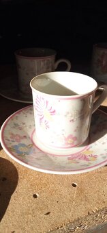 Šálky na espresso pre 6 osôb porcelana SABINA - 6