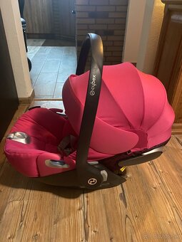 Bebetto Flavio Pro–čierny koženkový + 2 Cybex vajíčka - 6