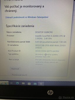 #013 - HP EliteBook 820 G3/i5 6200/8GB/256GB SSD/W10 - 6