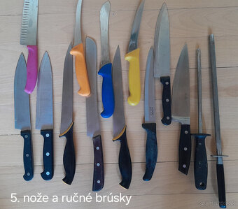 Panvice, plechy, naberačky z gastro prevádzky - 6