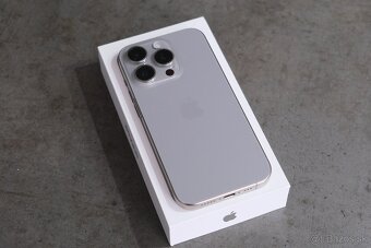 Apple iPhone 15 pro 128GB - Natural Titán - TOP STAV - 6