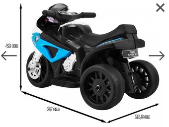 Detská elektrická trojkolka BMW S1000RR - 6